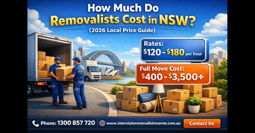 how much do removalists cost​